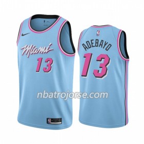 Män Miami Heat Tröja Bam Adebayo 13 2019-20 Nike City Edition Swingman